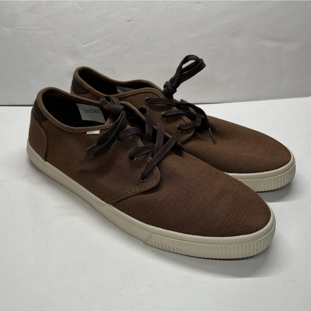 Toms Men's Brown Canvas Sneakers